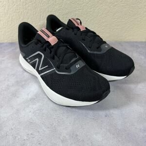 New Balance DynaSoft Pro Run v2 Black White Pink WPRORLK2 Womens Size 10.5